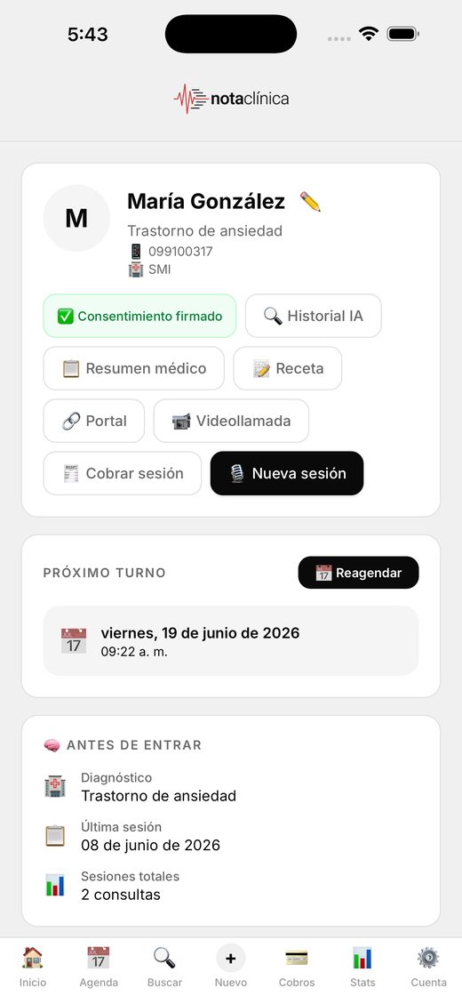 Ficha del paciente